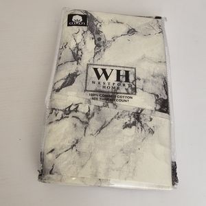 Westport Home 100% Combed Cotton Standard Pair of Pillowcases